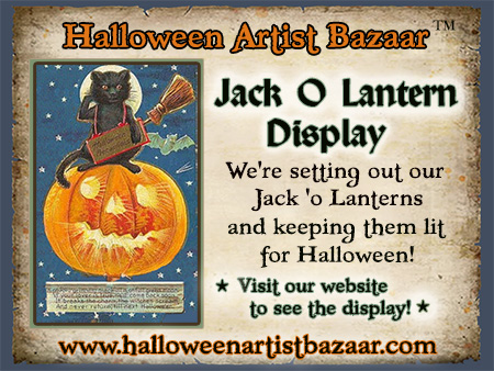 Jack o lantern display 