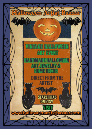 Vintage Halloween Art event 2017