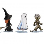 Trick or Treat (Witch, Ghost, Mummy)